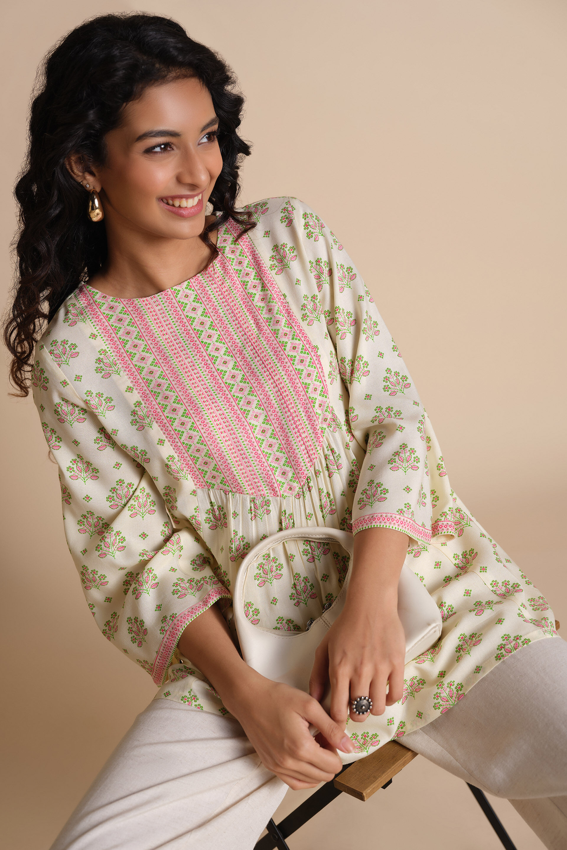 Shiza Top, White, image 2